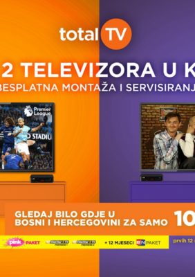 Total TV 10,90 KM mjesečno
